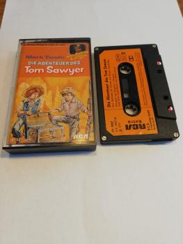 Die Abenteuer des Tom Sawyer 4-fach Silber geschraubt Schwarz mit Orangen Aufkleber CK 29827 RCA